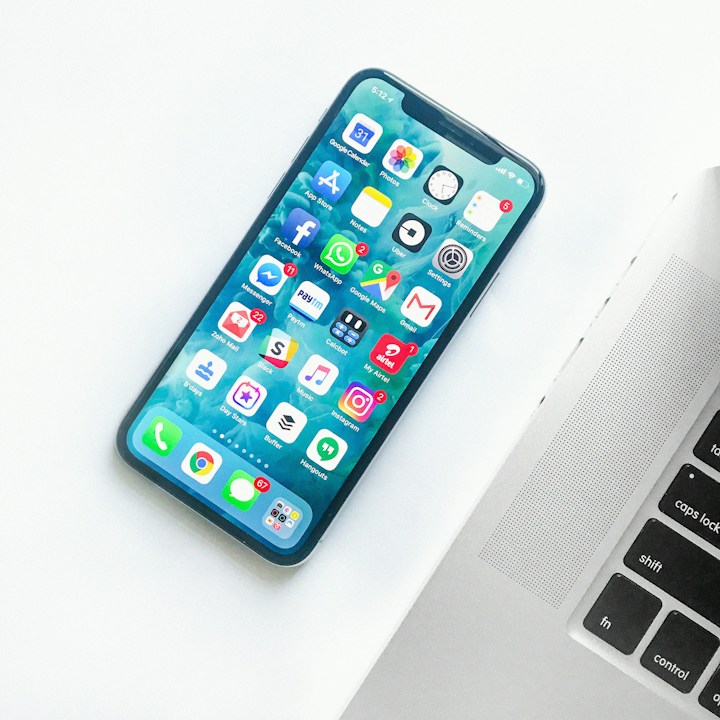 Een smartphone van dichtbij